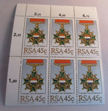 Load image into Gallery viewer, 1984 RSA BARRY JACKSON MEDAL COLLECTION RSA 11C,25C, 30C &amp; 45c STAMPS MNH
