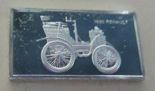 Load image into Gallery viewer, 1899 RENAULT 15mm X 10mm 1.60gram SILVER INGOT WITH INFORMATION SLIP
