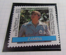 Load image into Gallery viewer, 1986 QUEEN ELIZABETH II 60TH BIRTHDAY ZAMBIA STAMPS &amp; ALBUM SHEET
