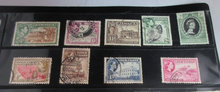 Load image into Gallery viewer, 1940&#39;s &amp; 1950&#39;s COMMONWEALTH STAMPS FINE USED WITH CLEAR FRONTED STAMP HOLDER
