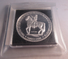 Load image into Gallery viewer, 2004 LAFAYETTE DOLLAR - 1900 RESTRIKE IN QUAD CAPSULE &amp; FLIP
