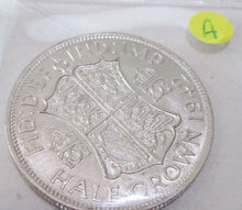 Load image into Gallery viewer, 1942 KING GEORGE VI SILVER HALFCROWN 1/2 CROWN BUNC FULL LUSTER SPINK 4080 B CcA
