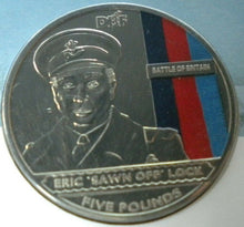 Load image into Gallery viewer, 1940-2010 70th ANNIVER FLIGHT LIEUTENANT ERIC LOCK MINT BUNC £5 COIN COVER PNC
