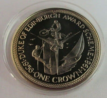 Load image into Gallery viewer, DUKE OF EDINBURGH AWARD SCHEME 1956-1981 IOM ONE CROWN COIN SET OF 4 BOXED
