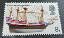 Load image into Gallery viewer, 1969 9d CUTTY SARK ELIZABETHAN GALLEON EAST INDIAMAN 9 STAMPS MNH
