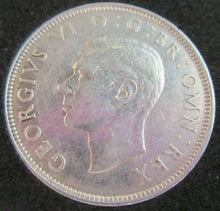 Load image into Gallery viewer, 1944 KING GEORGE VI  .500 SILVER FLORIN TWO SHILLINGS COIN WITH QUADRANT CAPSULE
