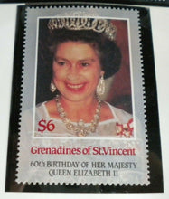 Load image into Gallery viewer, QUEEN ELIZABETH II THE 60TH BIRTHDAY OF HER MAJESTY GRENADINES ST VIN STAMPS MNH
