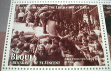 Load image into Gallery viewer, THE ROUTE TO VICTORY THE LIBERATION OF PARIS STAMPS MNH &amp; INFORMATION CARD
