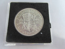 Load image into Gallery viewer, 1945 GEORGE VI BARE HEAD COINAGE HALF 1/2 CROWN aUNC IN QUADRANT CAPSULE
