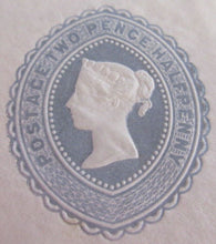 Load image into Gallery viewer, QUEEN VICTORIA TWO PENCE HALF PENNY EMBOSSED ENVELOPE UNUSED MINT CONDITION
