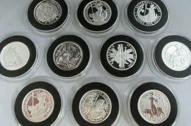 UK Royal Mint Silver Britannia 1997 - 2021 1/2 oz Silver £1 coins Multi listing