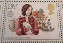 Load image into Gallery viewer, GB 1980 GEORGE ELIS THE MILL ON THE FLOSS 13 1/2p BLOCK OF 12 STAMPS MNH
