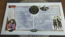 Load image into Gallery viewer, 1995 Nations For Peace Liberia BUnc $1 Coin in Citizens&#39; Rights Benham Silk PNC
