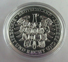 Load image into Gallery viewer, 20 YEARS OF GERMAN UNITY TWO PLUS FOUR CONTRACT 1991 SILVER PROOF MEDAL WITH COA
