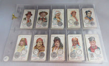 Load image into Gallery viewer, WILLS CIGARETTE CARDS TIME &amp; MONEY COMPLETE SET OF 50 IN CLEAR PLASTIC PAGES

