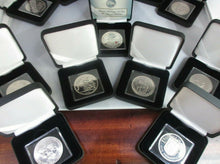 Load image into Gallery viewer, UK CROWN COINS 1950 - 2000 PROOF &amp; BUNC BOXED WITH COA MULTI LISTING ROYAL MINT
