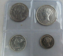 Load image into Gallery viewer, 1876 Maundy Money Queen Victoria Bun Head Sealed/Boxed AUnc - Unc Spink Ref 3916
