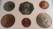 Load image into Gallery viewer, GB THE LAST STERLING COINS £.S.D &amp; THE FIRST DECIMAL ISSUE &amp; ROYAL MINT RED BOOK
