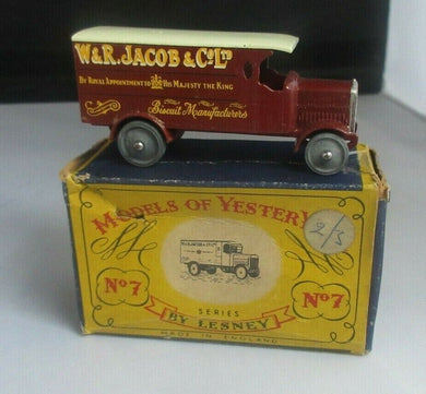 1957 4 Ton Leyland No 7 W&R Jacob & Co Ltd Matchbox 'Models of Yesteryear' + Box
