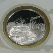 Load image into Gallery viewer, 1977 First Crossing by Steamship INT&#39;L Society of Postmasters Silver Proof Medal
