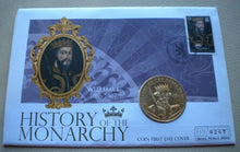 Load image into Gallery viewer, 1066-1087 WILLIAM I HISTORY OF THE MONARCHY ONE DOLLAR FIRST DAY COIN COVER PNC
