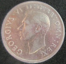 Load image into Gallery viewer, 1944 KING GEORGE VI  .500 SILVER FLORIN TWO SHILLINGS COIN WITH QUADRANT CAPSULE
