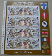 Load image into Gallery viewer, 1944-1994 50TH ANNIVERSARY OPERATION OVERLORD GOLD,JUNO&amp;SWORD BEACHES STAMPS MNH
