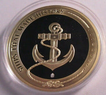 Load image into Gallery viewer, 2013 SHIPS THAT MADE HISTORY SS GREAT WESTERN PROOF SILVER PLATED MEDAL &amp; COA
