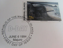 Load image into Gallery viewer, 1994 D-DAY ALLIED LANDINGS AT NORMANDY FIRST DAY STAMP COVERS X 2 &amp; ALBUM SHEET
