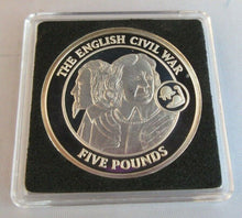 Load image into Gallery viewer, 2008 ENGLISH CIVIL WAR PARLIAMENTARIANS V ROYALISTS SILVER PROOF £5 COIN COA BOX
