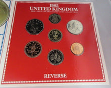 Load image into Gallery viewer, 1985 UK BRILLIANT UNCIRCULATED COIN COLLECTION ROYAL MINT PACK
