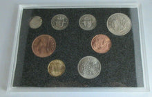 Load image into Gallery viewer, 1967 QUEEN ELIZABETH II PRE DECIMAL 8 COIN SET BU IN HARD CASE &amp;ROYAL MINT BOOK
