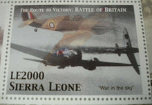 Load image into Gallery viewer, THE ROUTE TO VICTORY BATTLE OF BRITAIN STAMPS MNH &amp; INFORMATION CARD
