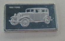 Load image into Gallery viewer, 1932 FORD 15mm X 10mm 1.60gram SILVER INGOT WITH INFORMATION SLIP
