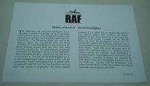 Load image into Gallery viewer, 2008 BRISTOL BEAUFIGHTER HISTORY OF THE RAF PROOF 1 CROWN  COIN COVER PNC
