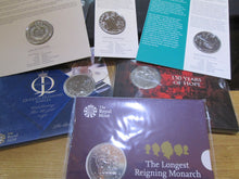 Load image into Gallery viewer, UK Royal Mint SEALED BUNC £5 FIVE POUND COIN 2015 - 2018 MULTI LISTING
