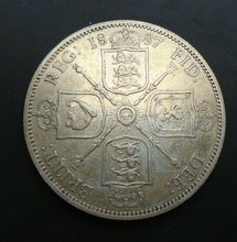 Load image into Gallery viewer, 1887 VICTORIA FLORIN TWO SHILLINGS JUBILEE BUST Spink 3925 SCARCE COIN Cc4
