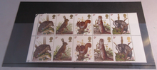 Load image into Gallery viewer, 1977 BRITISH WILDLIFE 9p 20 X STAMPS MNH WITH STAMP HOLDER
