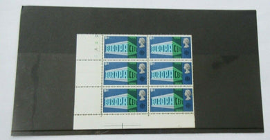 1969 9d EUROPA CEPT 6 x STAMPS MNH