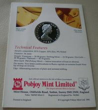 Load image into Gallery viewer, 1981 WORLDS FIRST DECIMAL £5 POUND COIN ISLE OF MAN FIRST £5 SILVER PROOF-CC1
