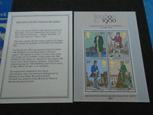 Load image into Gallery viewer, 1980 International Stamp Exhibition British Post Office 2nd Mini Sheet MNH
