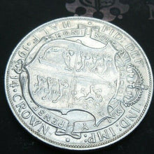 Load image into Gallery viewer, 1914 GEORGE V BARE HEAD FIRST COINAGE 1/2 CROWN SPINK 4011 CROWNED SHIELD Cc2
