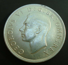 Load image into Gallery viewer, 1945 KING GEORGE VI BARE HEAD 1 SILVER HALF CROWN ref SPINK 4080 A4
