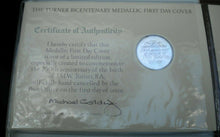 Load image into Gallery viewer, SILVER TURNER BICENTENARY FIRST DAY COVER  PNC,STAMPS, P/MARK, PADDED CASE CC1
