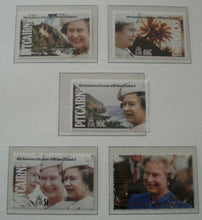 Load image into Gallery viewer, 1952-1992 QEII 40TH ANNIVERSARY OF THE ACCESSION - 5 X PITCAIRN MNH STAMPS/INFO
