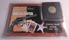 Load image into Gallery viewer, 1911 USA FAMOUS COINS OF THE AMERICAN FRONTIER LIBERTY HEAD NICKEL 1883-1913
