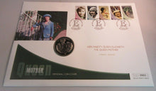 Load image into Gallery viewer, 1900-2002 HM QUEEN ELIZABETH QUEEN MOTHER PROOF SIERRA LEONE $1 COIN COVER PNC
