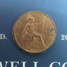 Load image into Gallery viewer, 1896 QUEEN VICTORIA 1 PENNY UNCIRCULATED WITH LUSTRE &amp; EYE APPEAL
