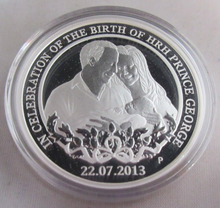 Load image into Gallery viewer, 2013 QEII HRH PRINCE GEORGE 1OZ SILVER PROOF COIN IN ORIGINAL BOX WITH COA
