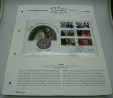 Load image into Gallery viewer, 1947-1997 GOLDEN WEDDING ANNIVERSARY BUNC 2000SHILLINGS COIN FIRST DAY COVER PNC
